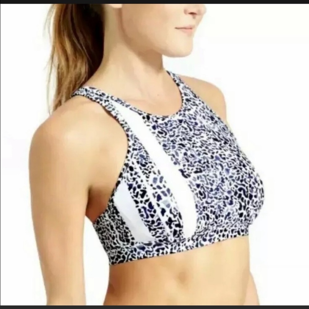 Athleta Zimbabwe High Neck Bikini 36D/DD NWT